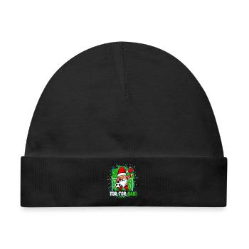 Tor Tor Dab Fußball Santa Wichtel Weihnachten - Baby Premium Organic Mütze - Schwarz - Vorne