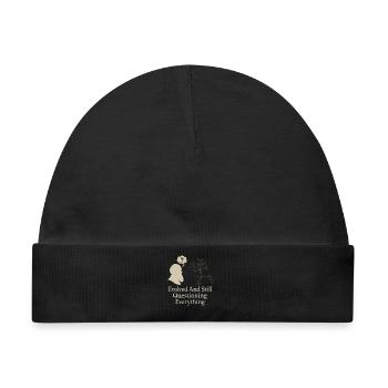 Charles Darwin Geschenk Natürliche - Baby Premium Organic Mütze - Schwarz - Vorne