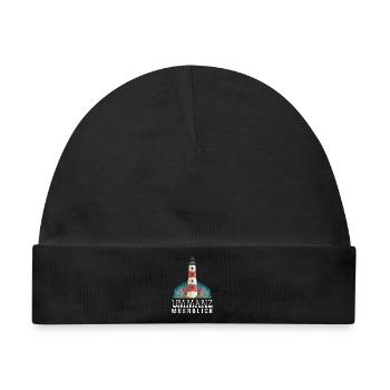 Ostsee Urlaub UMMANZ MEERBLICK Lustiges - Baby Premium Organic Mütze - Schwarz - Vorne