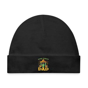 Cactus Dad Fiesta - Baby Premium Organic Mütze - Schwarz - Vorne