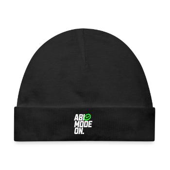 ABI MODE ON - Baby Premium Organic Mütze - Schwarz - Vorne