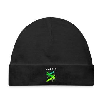 Gottesanbeter Gottesanbeterin Mantis - Baby Premium Organic Mütze - Schwarz - Vorne