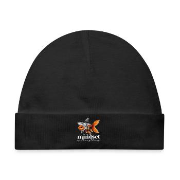 Mindset Funny Motivational Inspirational - Baby Premium Organic Mütze - Schwarz - Vorne
