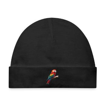 Aras Ara - Baby Premium Organic Mütze - Schwarz - Vorne