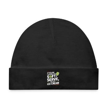 Pickleball Spieler Looking For Soft Serve Dinking - Baby Premium Organic Mütze - Schwarz - Vorne