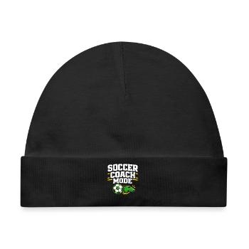 Fußballtraining Jugend-sport-trainer - Baby Premium Organic Mütze - Schwarz - Vorne