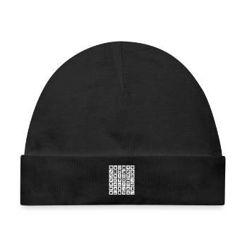 Travel Helper Tourist Help Tourismus-Ikonen für den Ort - Baby Premium Organic Mütze - Schwarz - Vorne