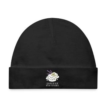 Seifen Schaum Lavendel Hobby - Baby Premium Organic Mütze - Schwarz - Vorne
