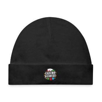 Gambling Fan Casino Buddies Casino - Baby Premium Organic Mütze - Schwarz - Vorne