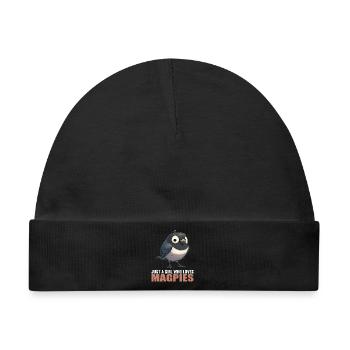 Elstern Elster - Baby Premium Organic Mütze - Schwarz - Vorne