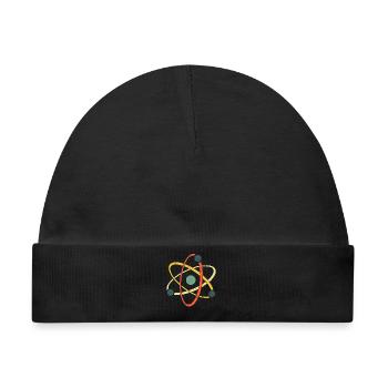 Cool Atom Art Biology Physics Chemistry Teacher  - Baby Premium Organic Mütze - Schwarz - Vorne