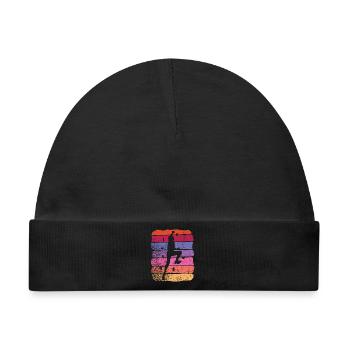 Boulderer Boulder Bouldern - Baby Premium Organic Mütze - Schwarz - Vorne