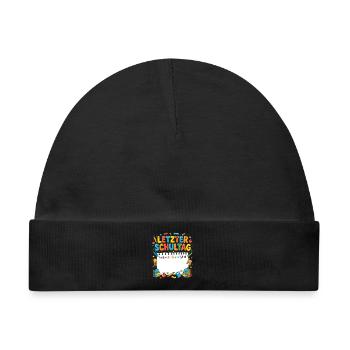 Letzter Schultag Unterschreibt Mein Shirt - Baby Premium Organic Mütze - Schwarz - Vorne