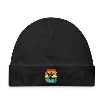 Boulderer Boulder Bouldern - Baby Premium Organic Mütze - Schwarz - Vorne