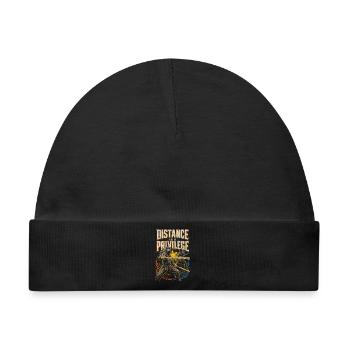 Escrima Arnis Kampfsport Distance Is A Privilege - Baby Premium Organic Mütze - Schwarz - Vorne