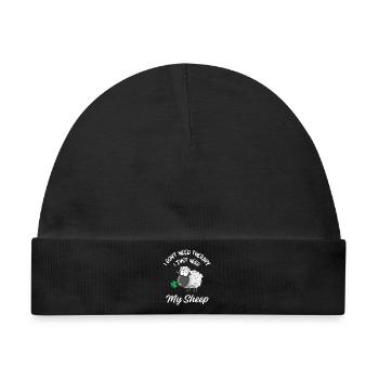 Schaftherapie Tierhumor - Baby Premium Organic Mütze - Schwarz - Vorne