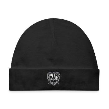 Extra Celestial Girl Alien Glam Nicht Von Diesem - Baby Premium Organic Mütze - Schwarz - Vorne