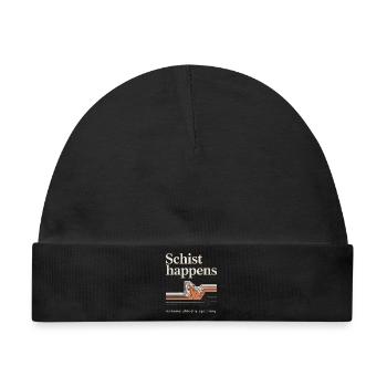 Schiefer geschieht Metamorphe Welle - Baby Premium Organic Mütze - Schwarz - Vorne