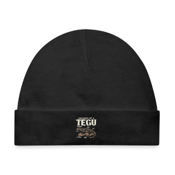 Die Anatomie eines Tegus - Baby Premium Organic Mütze - Schwarz - Vorne
