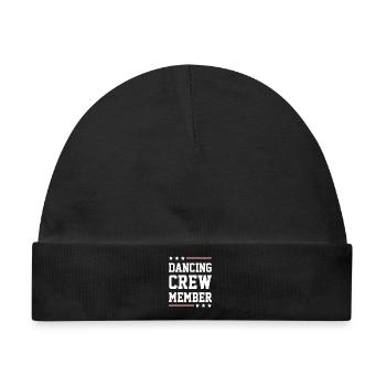 Dancing Crew - Baby Premium Organic Mütze - Schwarz - Vorne