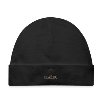 Reflektorin: korrekte Begegnungen - Human Design - Baby Premium Organic Mütze - Schwarz - Vorne