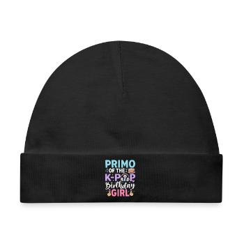 Prima of The K-Pop Birthday Girl - Baby Premium Organic Mütze - Schwarz - Vorne