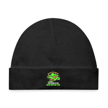 Schildkörten Wandergruppe Wander Bergsteiger - Baby Premium Organic Mütze - Schwarz - Vorne