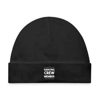 Dancing Crew - Baby Premium Organic Mütze - Schwarz - Vorne