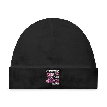 Pastel Goth Soft Goth Gaming Gamer - Baby Premium Organic Mütze - Schwarz - Vorne