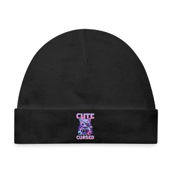 Pastel Goth Soft Goth Gaming Gamer - Baby Premium Organic Mütze - Schwarz - Vorne