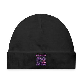 Pastel Goth Soft Goth Gaming Gamer - Baby Premium Organic Mütze - Schwarz - Vorne