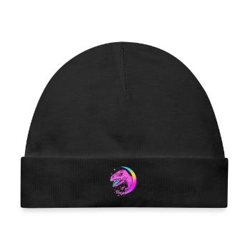 Pastell Gothic - Baby Premium Organic Mütze - Schwarz - Vorne