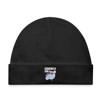 Chinchilla - Baby Premium Organic Mütze - Schwarz - Vorne