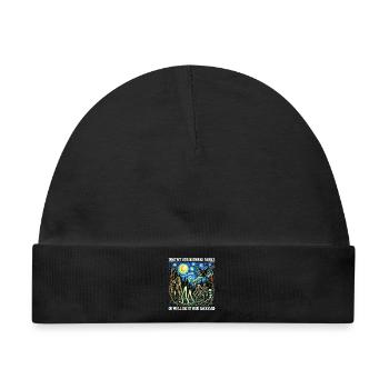 Kryptid Van Gogh schützt unsere Nationalparks - Baby Premium Organic Mütze - Schwarz - Vorne