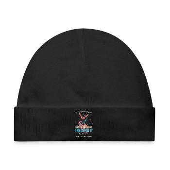 Nachtstimmen Fledermaus Aufnahme - Baby Premium Organic Mütze - Schwarz - Vorne