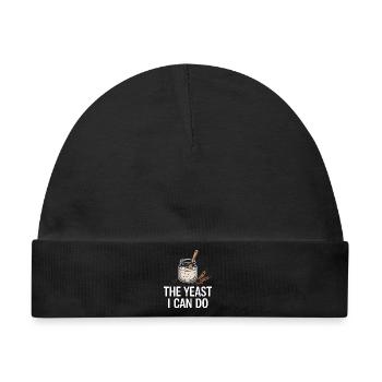 The Yeast I Can Do - Baby Premium Organic Mütze - Schwarz - Vorne