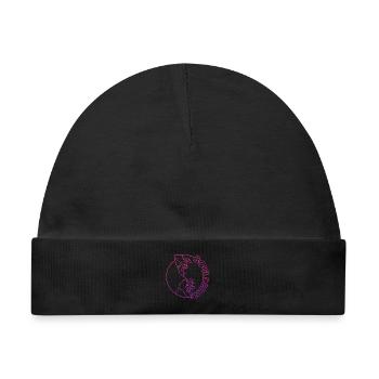 Boulder Frauen Klettern Bouldern - Baby Premium Organic Mütze - Schwarz - Vorne