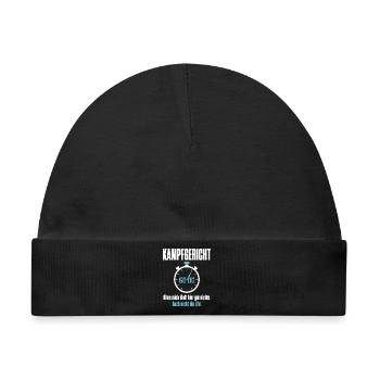 Kampfgericht Handball – Ohne mich läuft nichts - Baby Premium Organic Mütze - Schwarz - Vorne