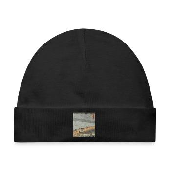 Edo Tokyo Road Trip Neo Ukiyo-e Japanese Art - Baby Premium Organic Mütze - Schwarz - Vorne