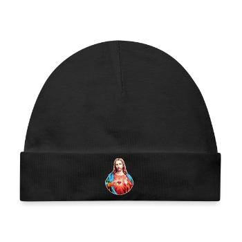 Jesus Christus | Jesus Christ | Weihnachten Xmas - Baby Premium Organic Mütze - Schwarz - Vorne