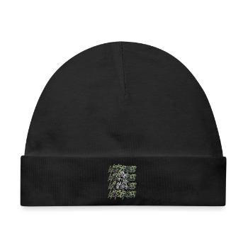 Motocross Camouflage - Baby Premium Organic Mütze - Schwarz - Vorne