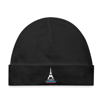 Paris team USA Sport Spiele Athlet Sportler Logo - Baby Premium Organic Mütze - Schwarz - Vorne