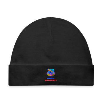 Jenseits des Horizonts - Baby Premium Organic Mütze - Schwarz - Vorne