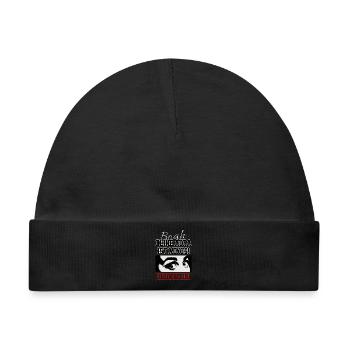 **Deine Aura** Streetwear - Baby Premium Organic Mütze - Schwarz - Vorne