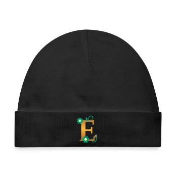 E - Baby Premium Organic Mütze - Schwarz - Vorne