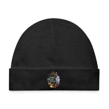Hänsel und Gretel Hexenhaus Vintage - Baby Premium Organic Mütze - Schwarz - Vorne