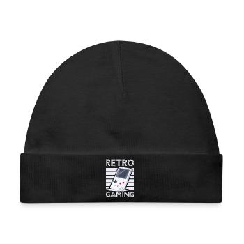 Retro Gaming 1 von Helfspawn - Baby Premium Organic Mütze - Schwarz - Vorne
