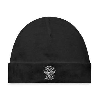 Komm auf die Dunkle Seite | Wir Fahren Verbrenner - Baby Premium Organic Mütze - Schwarz - Vorne