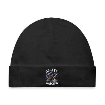 Galaxy Watcher - Baby Premium Organic Mütze - Schwarz - Vorne
