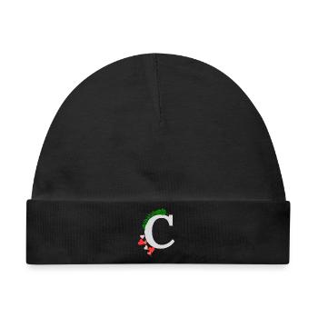 C - Baby Premium Organic Mütze - Schwarz - Vorne